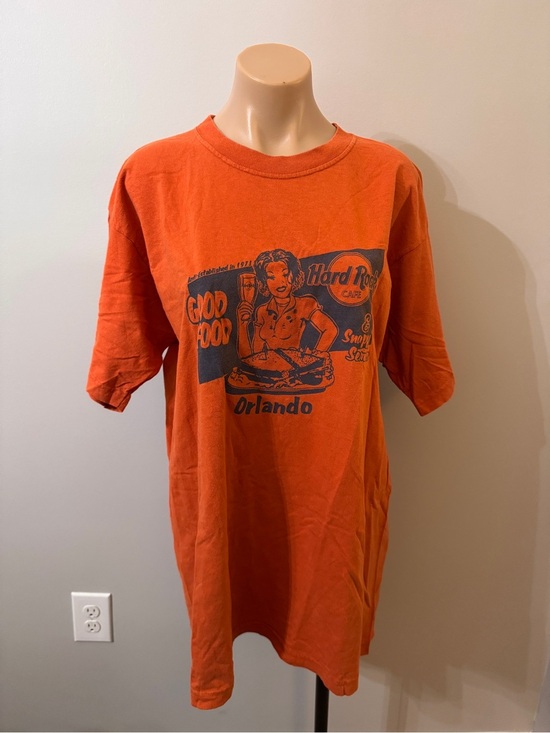 Other - Hard Rock Cafe Orlando T-Shirt Orange Large Unisex
